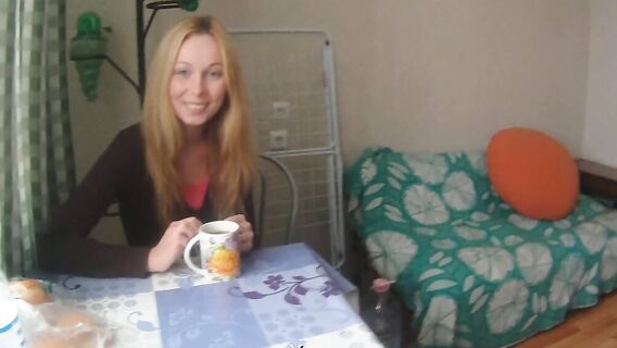 Пикапер снял русскую студентку и развел на классный секс