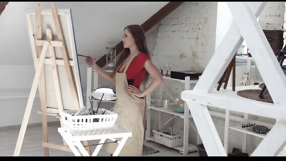 Порвал колготки и жестко засадил член в жопу русской